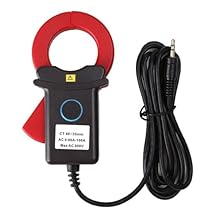 AC Leakage Current Sensor Detection with Output Interface Type 3.5mm Audio Plug CT Clamp Size 35mm x 40mm