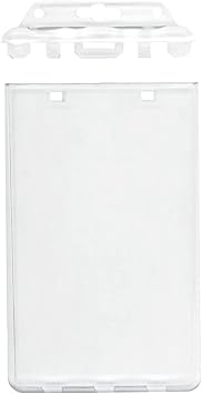 50 Clear x ID Badge Holder [Model: 1840-6045]