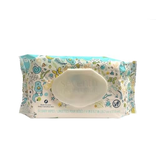 Seventh Generation Baby Wipes,trvl S1152313 64 Ct 12-cs