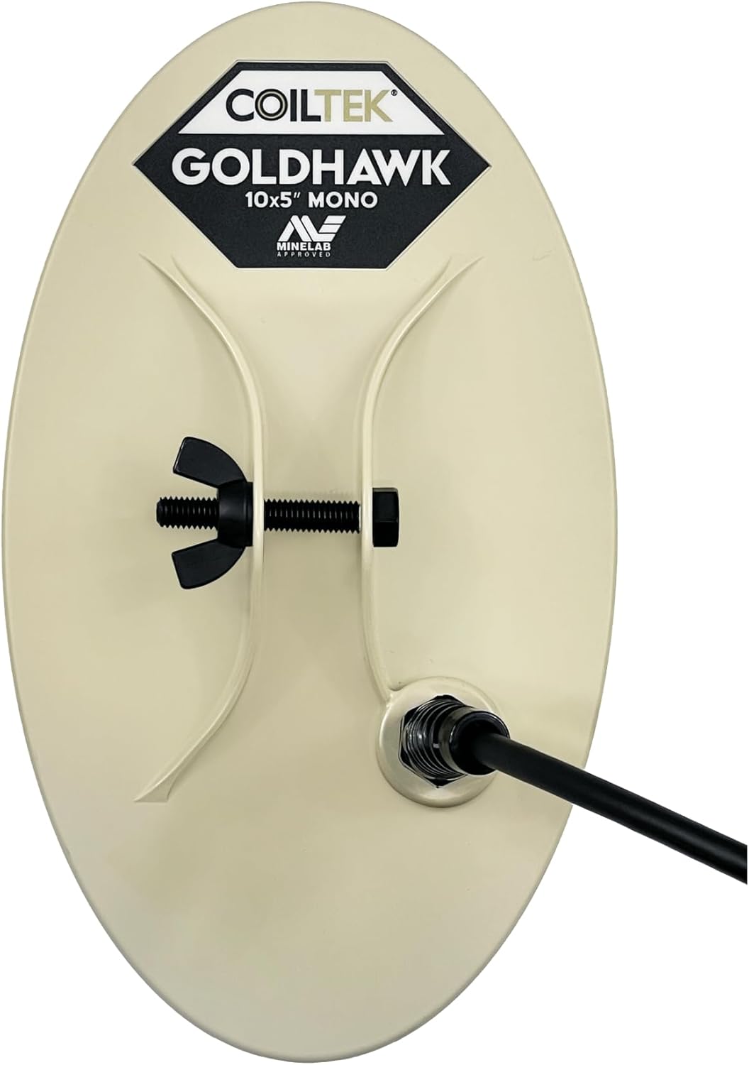 Coiltek 10” x 5” GOLDHAWK Search Coil - Metal Detector Accessories Compatible with Minelab GPX 6000 Gold Detector - Professional Quality Metal Detector